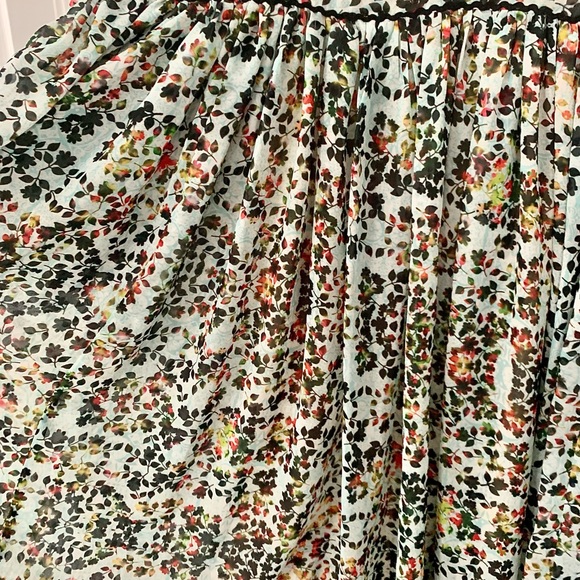 Anthropologie Bhanuni By Jyoti Libra Dress Floral Embroidered Bell Sleeve - Picture 4 of 6